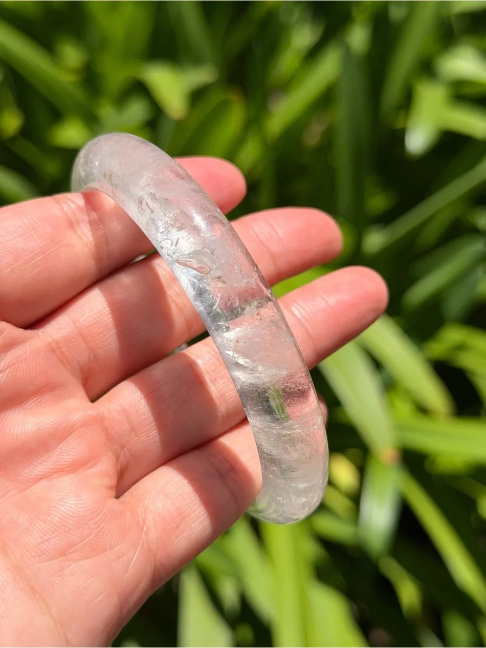 65mm inner diameter high quality clear quartz bangle 1560